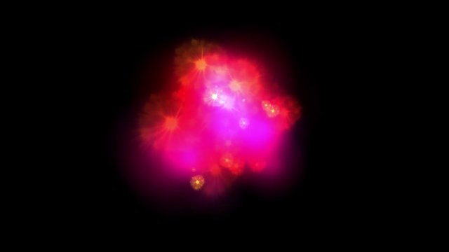 4k Abstract holiday smoke,fireworks particle energy background,excitement terror blood ink liquid art explosions,microbes bacteria.