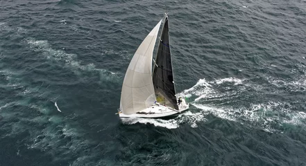 Photo sur Plexiglas Naviguer Yachting. Course de voiliers. Voile