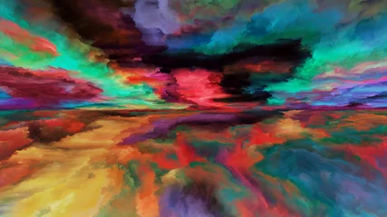 Rolgordijnen Cloud Abstract Landscape © agsandrew