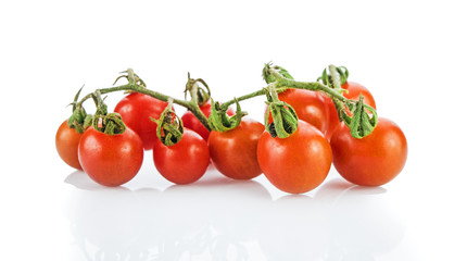 tomatoes isolated on white