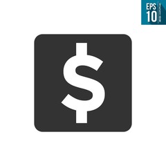 dollar icon vector