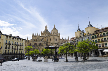 Fototapeta premium Cathedral of Segovia