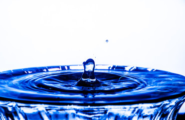 Beautiful and unique water splash