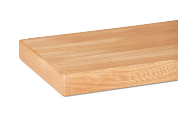 wooden stair of the stairs, on a white background