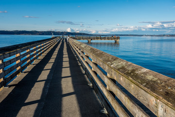 Pier On A Spring Day