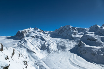 Fototapeta na wymiar Glacier in Switzerland