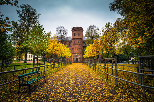 Lund - October 21, 2017: Royal residence of Lund, Sweden
