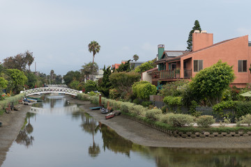 Fototapeta na wymiar Venice Beach Canalways