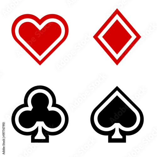 Herz Pik Karo Kreuz Malvorlage Coloring And Malvorlagan