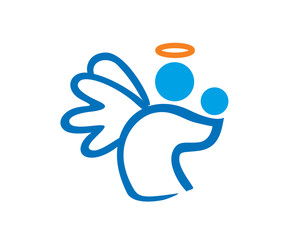 Fototapeta premium Angel, Mother and Child