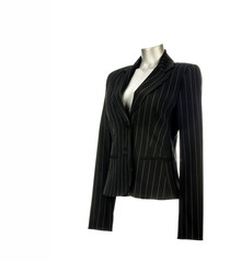 Black Business Women's Elegant Blazer Jacket