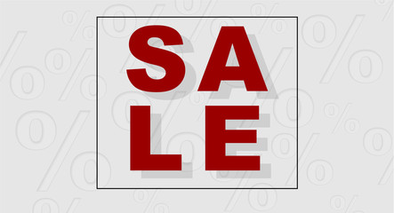 Vector sale banner