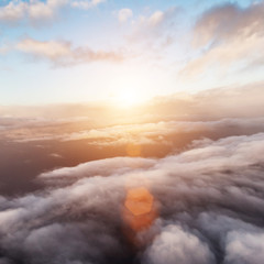 Beautiful blue sky