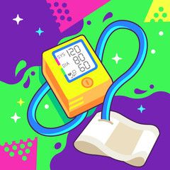 Blood Pressure Tonometer and Heart Rate Monitor