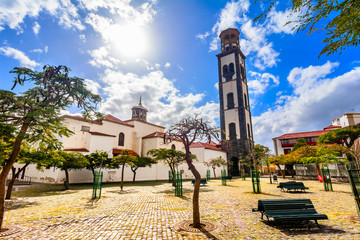 Church of the Immaculate Conception, Santa Cruz de Tenerife, Canary Islands, Spain: Beautiful church in a sunny day