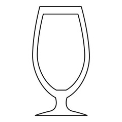 cocktail glass  icon over white background, vector illlustration