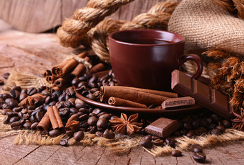 Coffee and chocolate