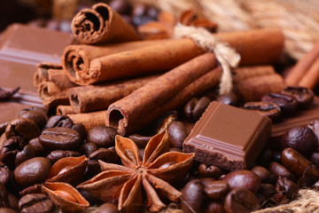 Coffee and chocolate