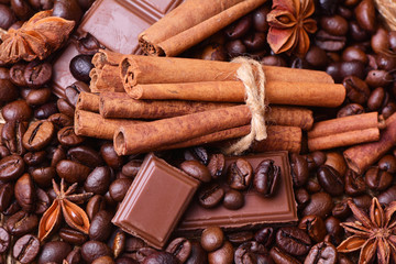 Coffee and chocolate