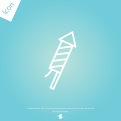 Firework vector icon