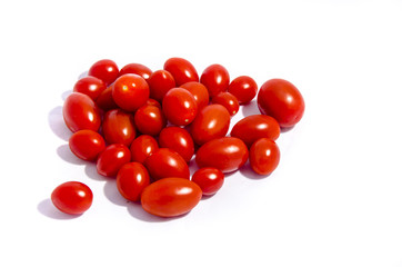 A cherry tomato 