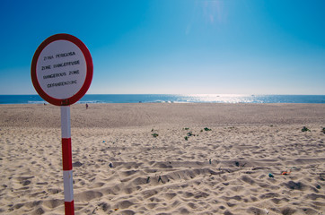 Zakazana plaża - obrazy, fototapety, plakaty