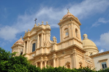 Cathedral San Nicol&ograve; located in Noto, Sicily, Italy.