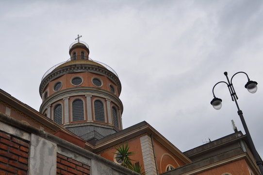 Church Santuario di Tindari located in Tindari, Sicily, Italy.