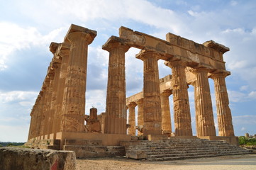 Temple, Selinunt, Sicily, Italy.