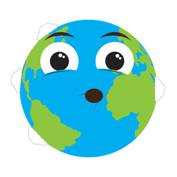 Surprised earth emote. Earth day