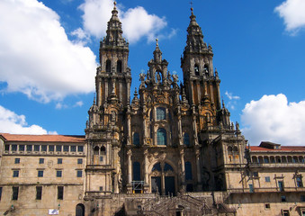 Fototapeta na wymiar Santiago de Compostella Cathedral, Spain