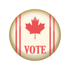 Retro Canada campaign button