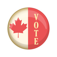 Retro Canada campaign button