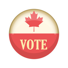 Retro Canada campaign button