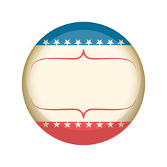 Retro United States campaign button