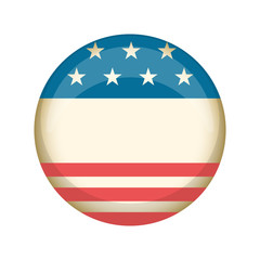 Retro United States campaign button