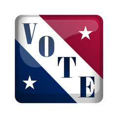 United States campaign button