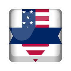 United States campaign button