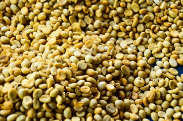 Processing of coffee beans roasted and principally with the standard to ensure that the coffee beans processed are meeting organic chemicals.