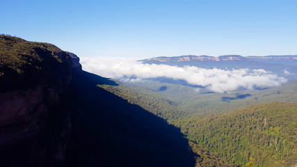 The "Blue Mountains" Above Clouds