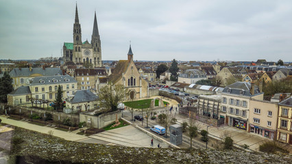 Fototapeta premium Visiting Chartres in France