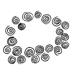 doodle spirals sketch design