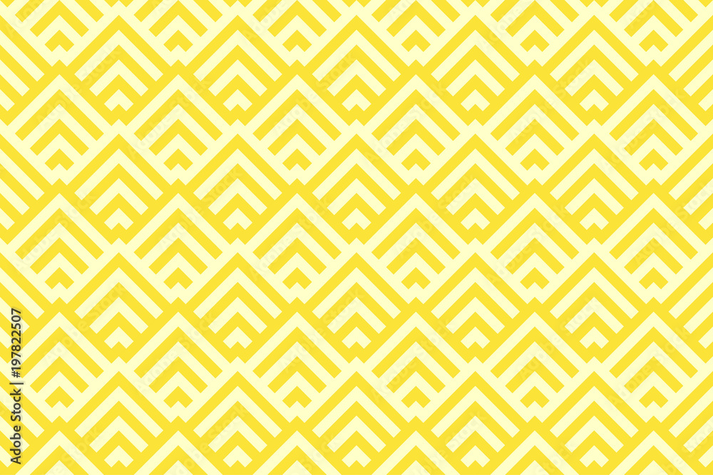 Poster pattern stripe seamless yellow two tone colors. chevron stripe abstract background vector.