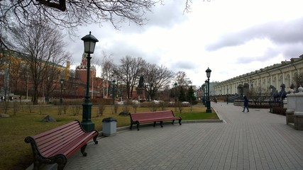 Naklejka premium Streets of Moscow