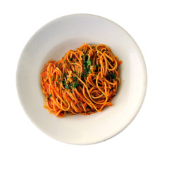 イタリア料理　パスタ　切り抜き　俯瞰