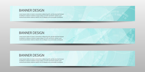 Abstract vector banners with bright geometric background annual report design templates future Poster template design.