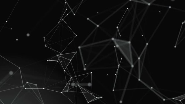 Futuristic technology abstract background. Beautiful plexus .