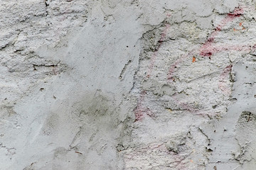 Texture of old gray concrete wall for background