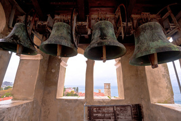 Obraz premium Church bells of Euphrasian basilica in Porec