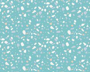Trendy Terrazzo Pattern. Endless Background.